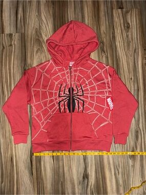 Women’s Sizing Pink Spiderman Full Zip Up Hoodie